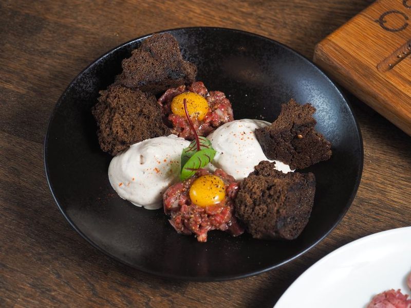 Tartare de bœuf au couteau